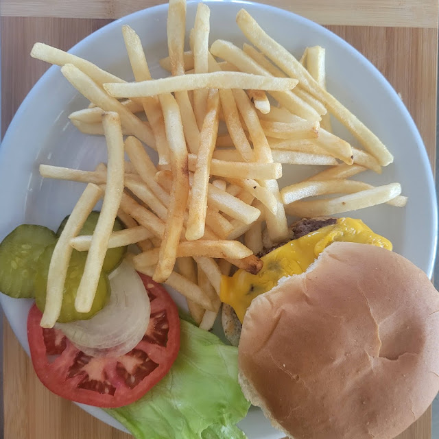 Cheeseburger and Fries