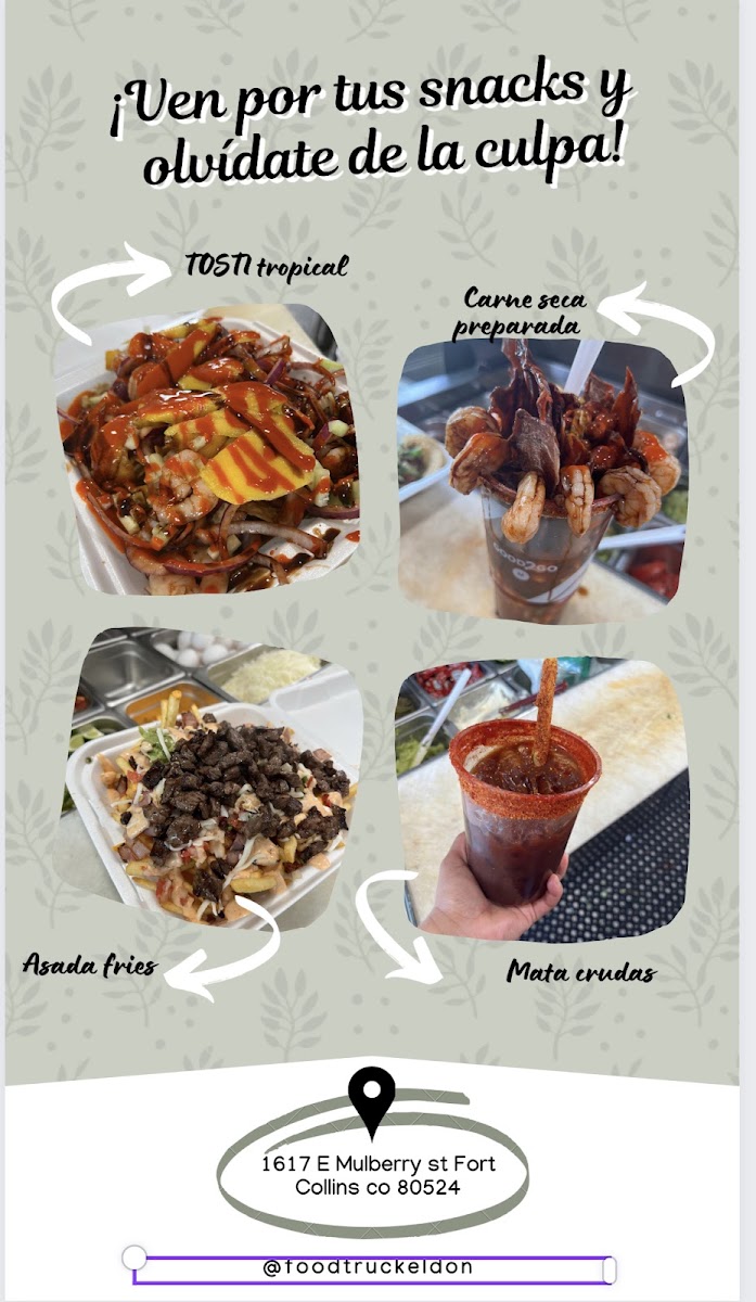 FoodTruckElDon menu board