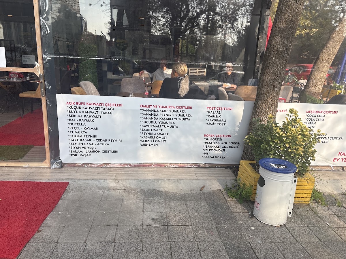 Elif Cafe menu board