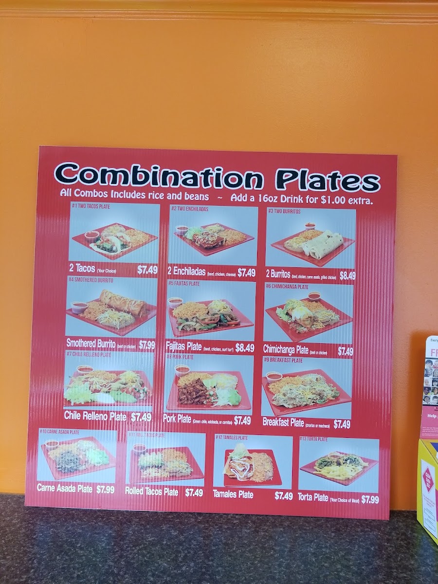 Highlands D'Leon's menu board