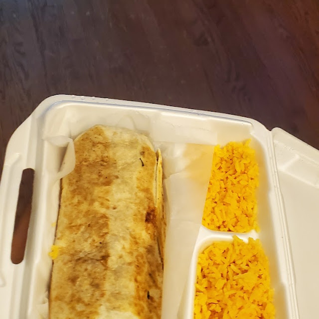 Steak Burrito Dinner