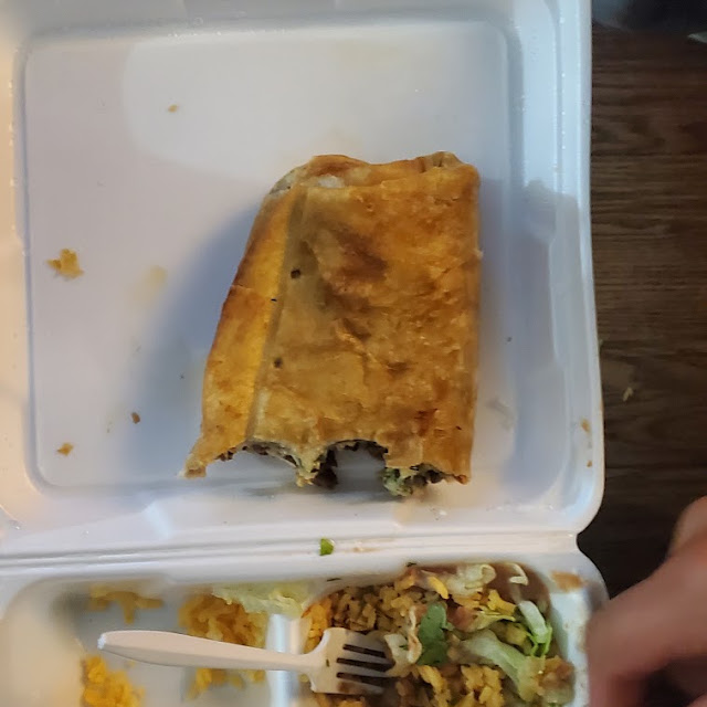 Deep Fried Burrito Dinner