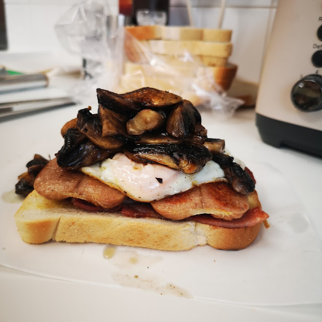 Bacon Sausage Egg Mushroom