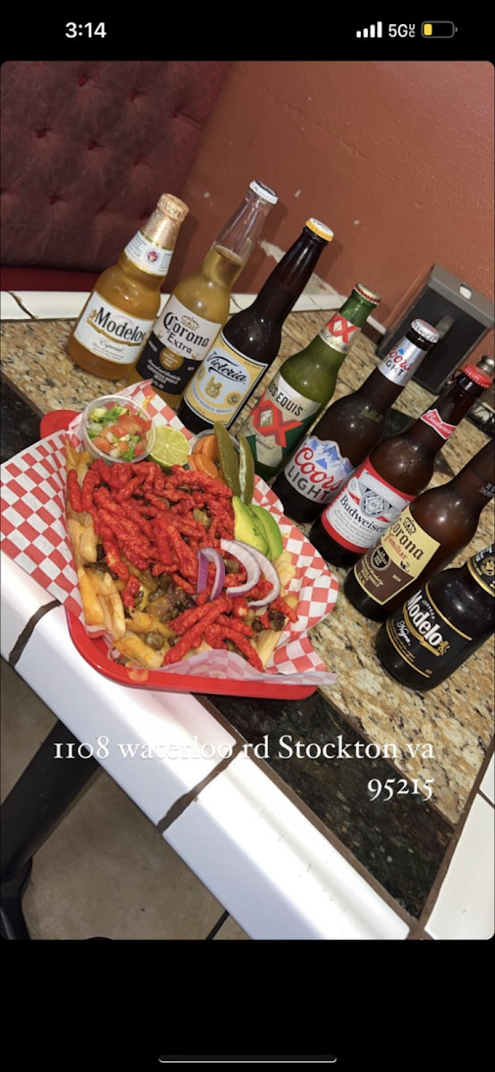 Tierra Caliente Restaurant menu board