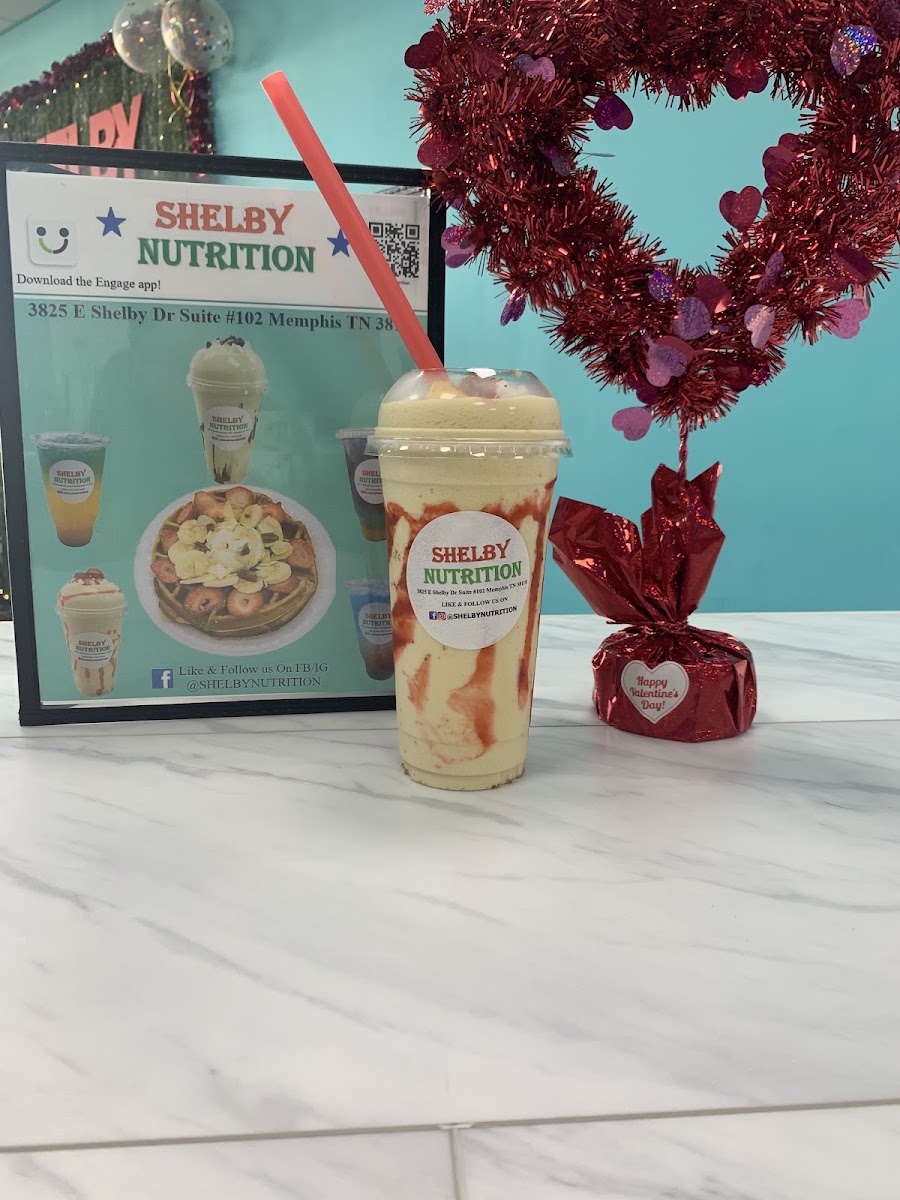 SHELBY NUTRITION menu board