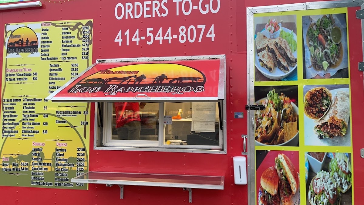 Los Rancheros LLC menu board