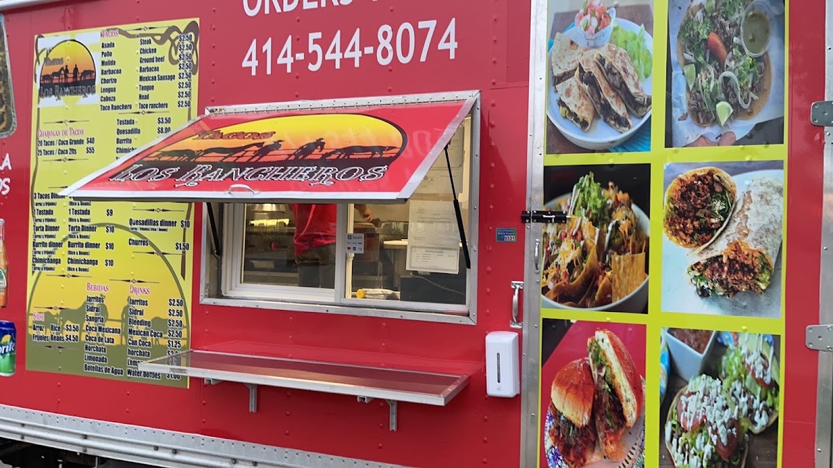 Los Rancheros LLC menu board