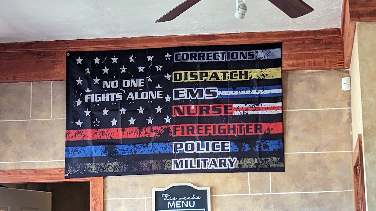 E & B Family Restaurant menu board