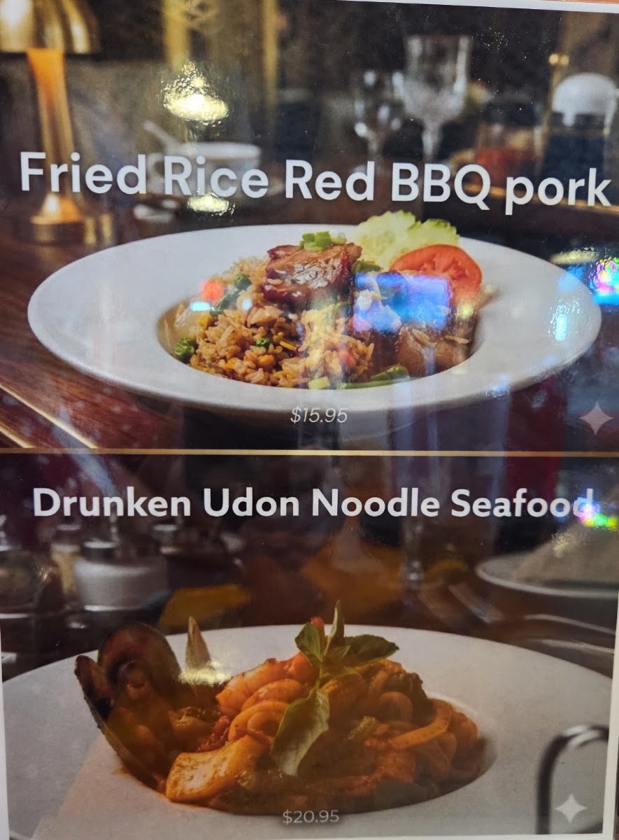 Noodle House by Royal Thai Cuisine (2 You) menu board
