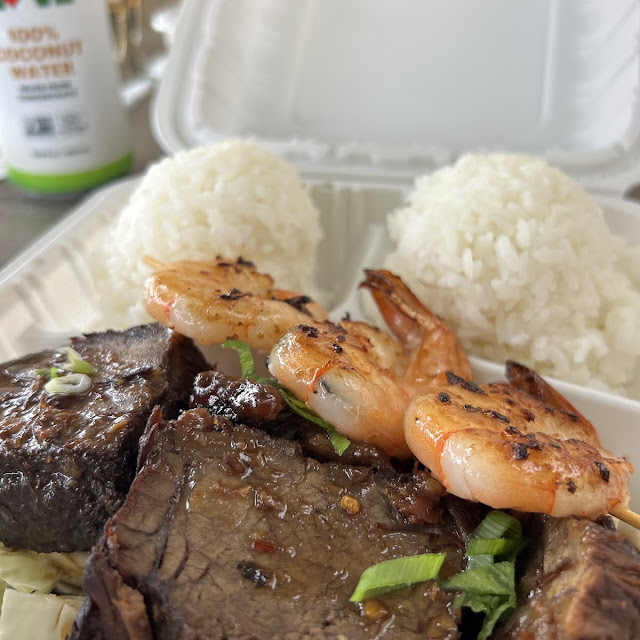 Braised Boneless Short Ribs and Shrimp