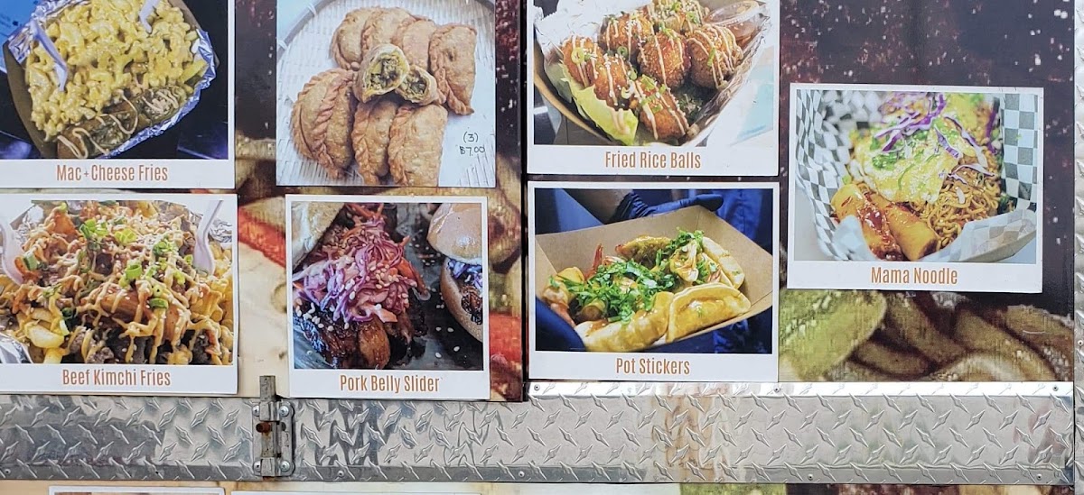 Taste The Asian LLC menu board