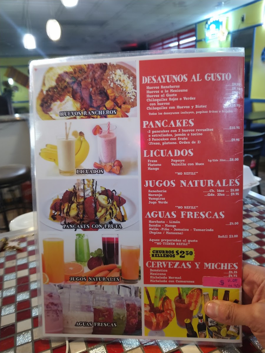 Coco Loco Fruteria Y Neveria menu board