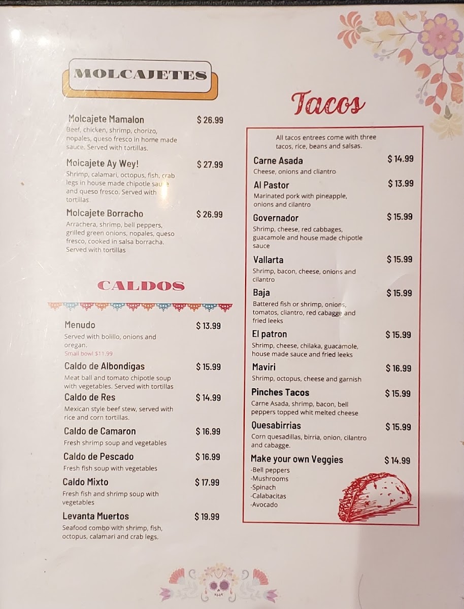 Katrina’s Restaurant menu board