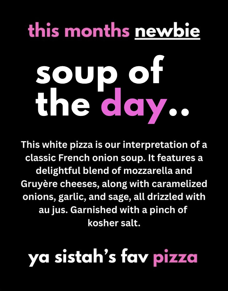 Mutz Pizzeria menu board