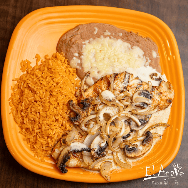 Cheese Quesadilla Rice and Beans