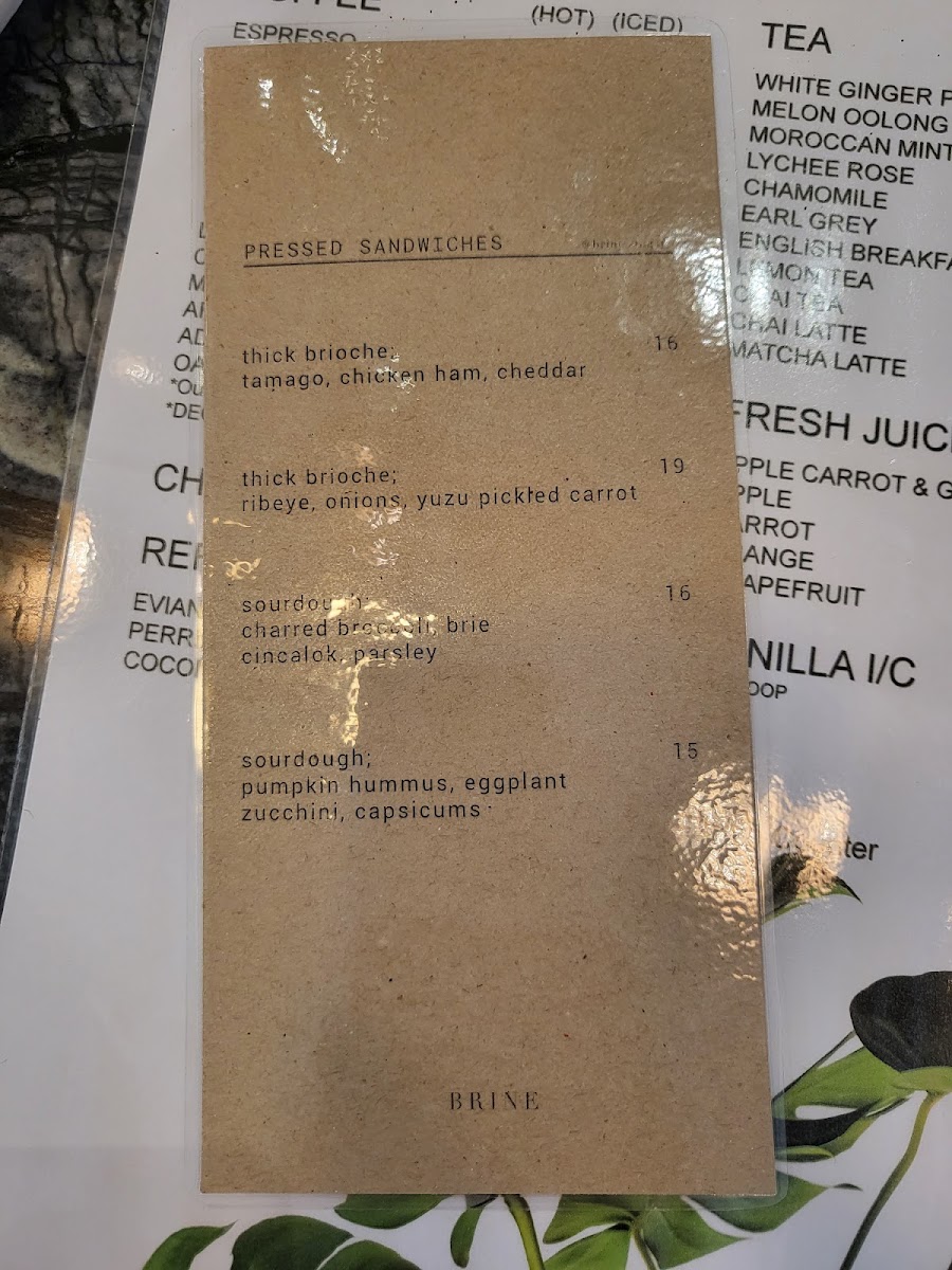 Groundstory menu board