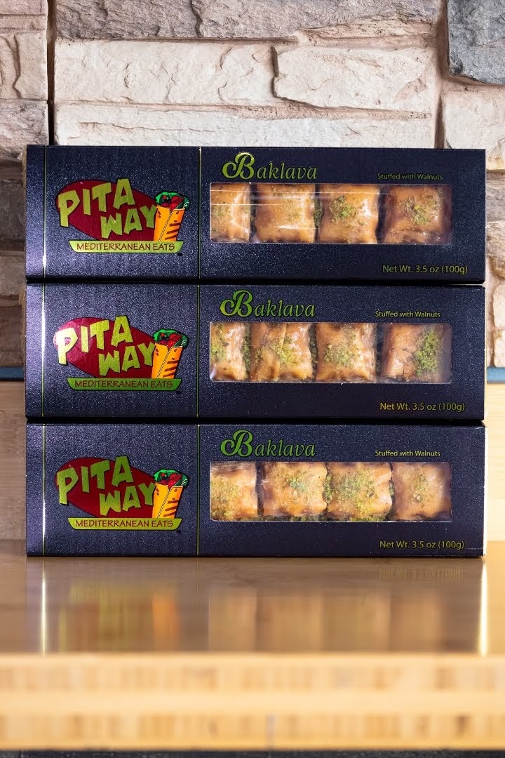 Pita Way - Birch Run menu board
