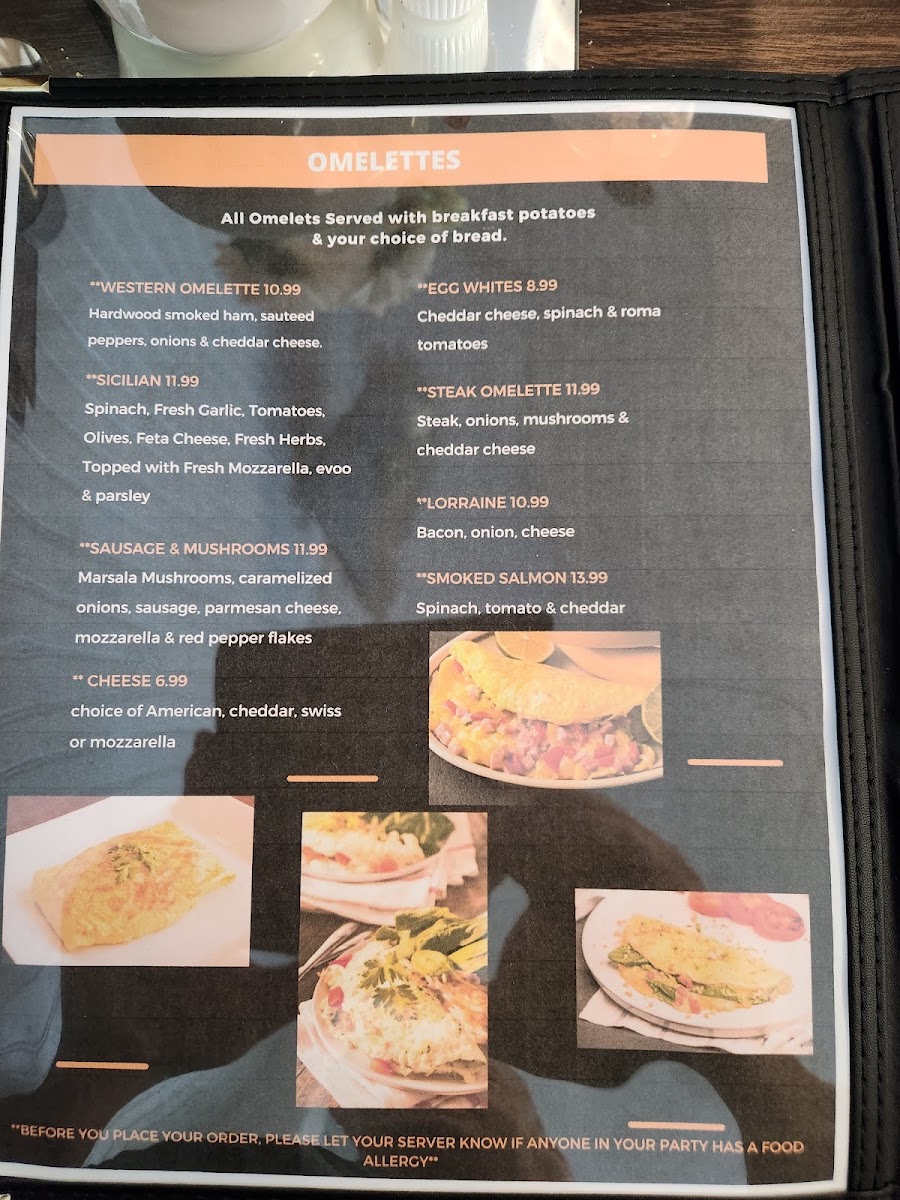 Connect Restaurant menu board