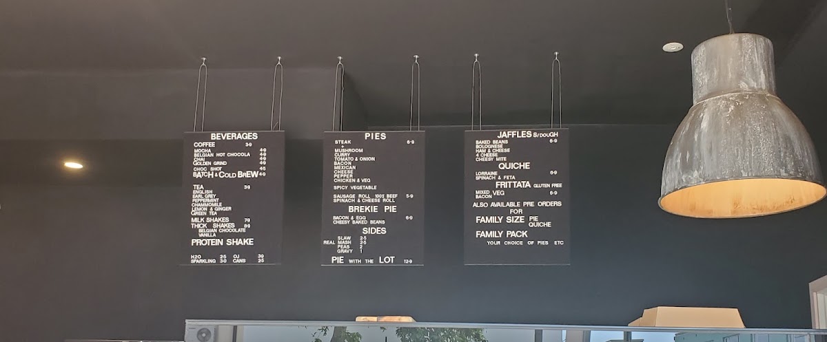 Marricks menu board