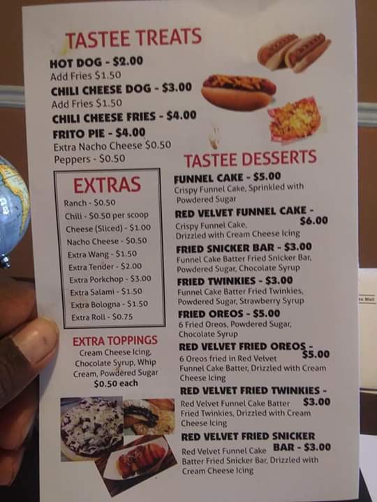WANGZ & THANGZ menu board