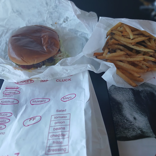 Turkey Burger and Fries
