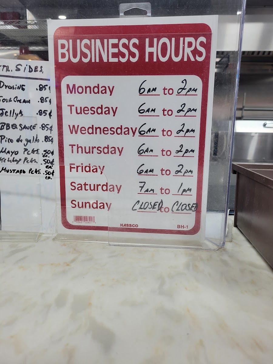 Xochimilco menu board