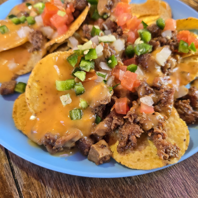Queso Fajita Nachos