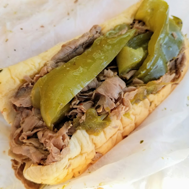 Chicago Style Italian Beef Sandwich