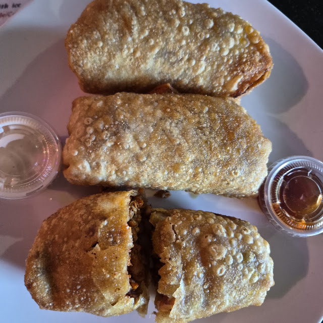 Jerk Chicken Egg Rolls