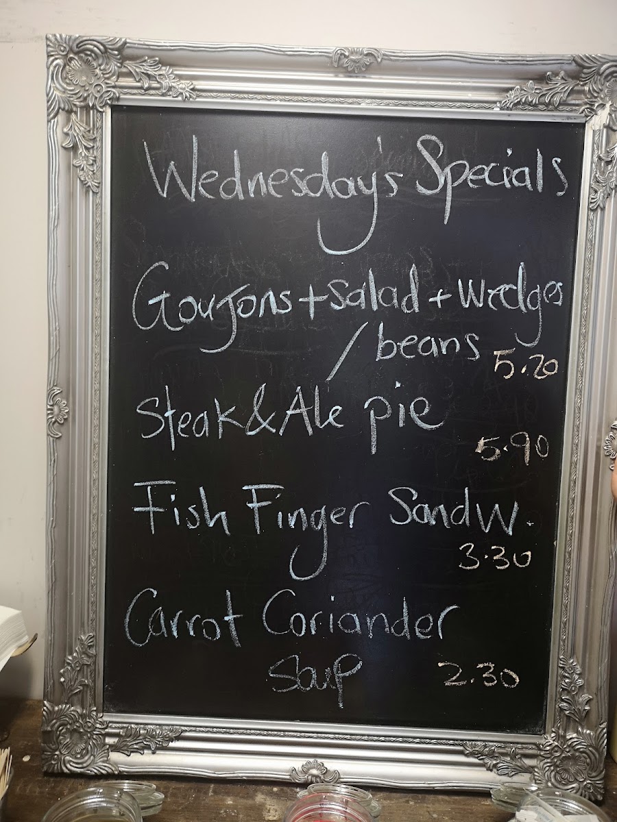 Taste Café @ Wira menu board