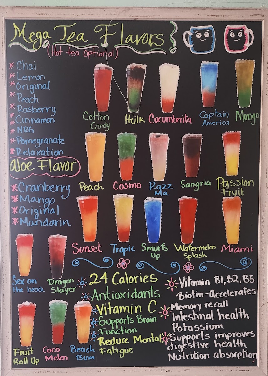 The Best Nutrition.la quinta menu board
