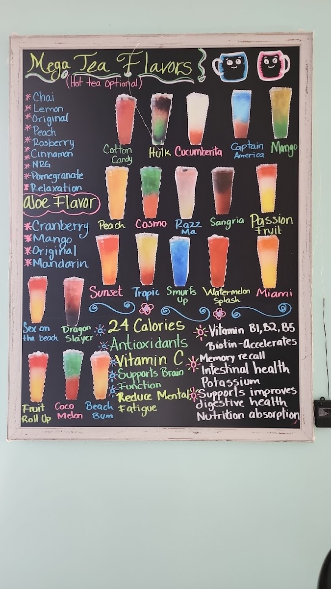 The Best Nutrition.la quinta menu board
