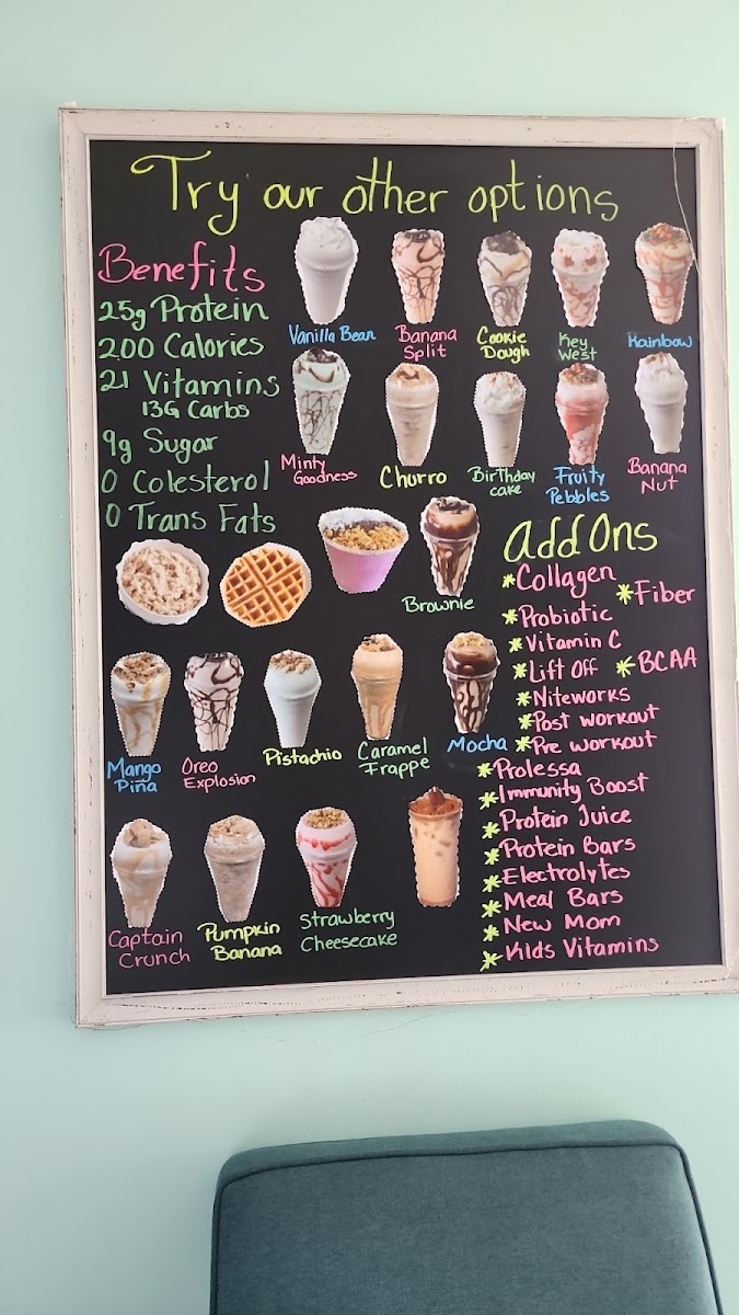 The Best Nutrition.la quinta menu board