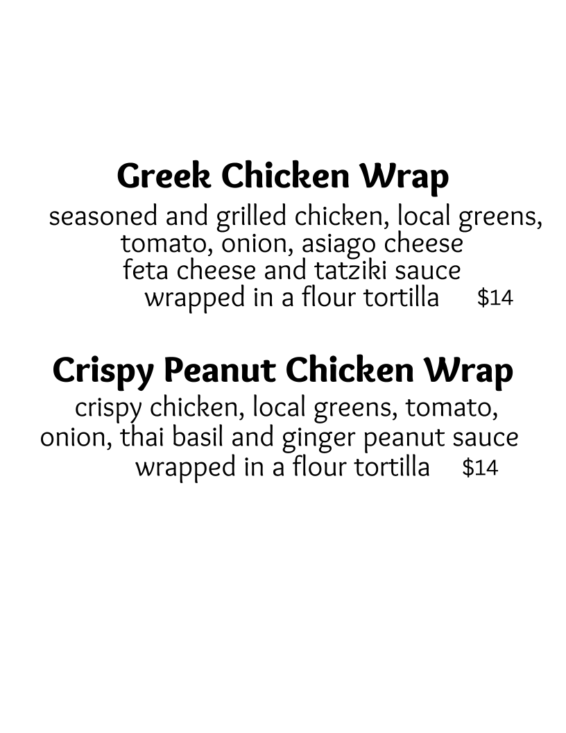 Yummy Num Nums menu board