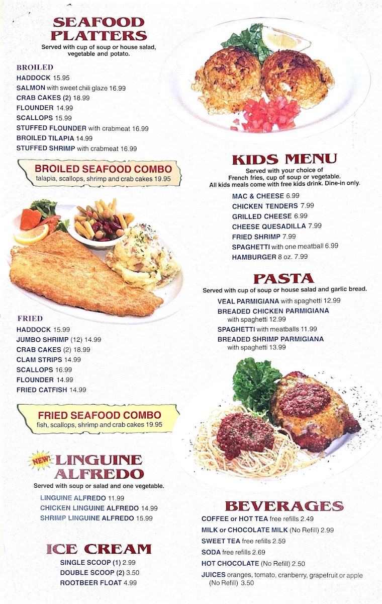 Heartland Diner menu board