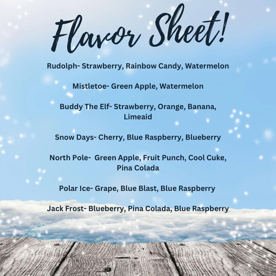 Herbalife Pine State Nutrition menu board