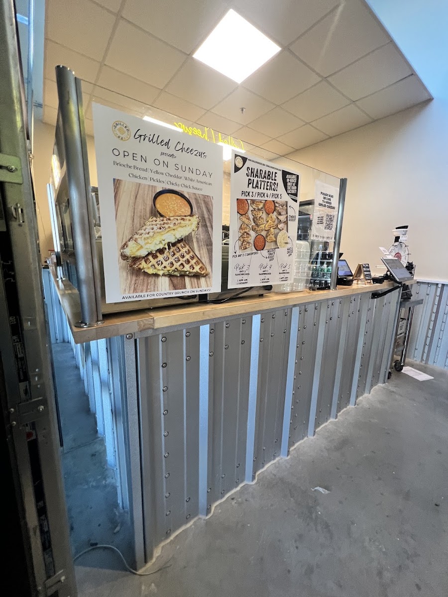 Grilled Cheezus Oviedo menu board