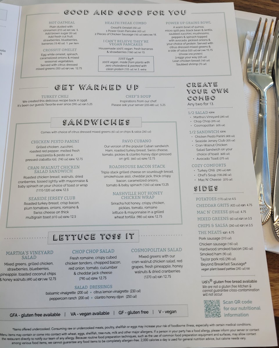Turning Point Camp Hill menu board