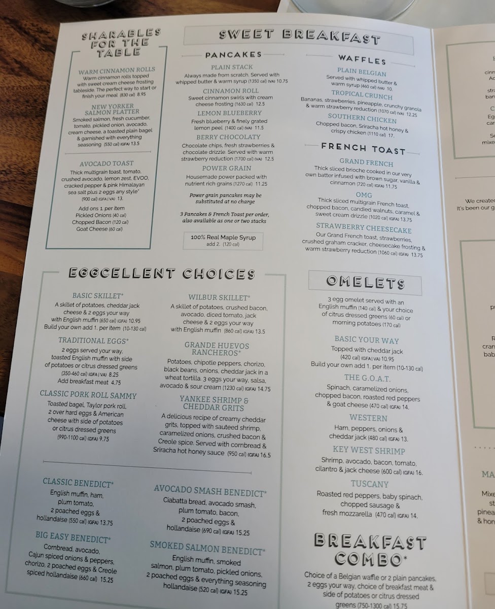 Turning Point Camp Hill menu board
