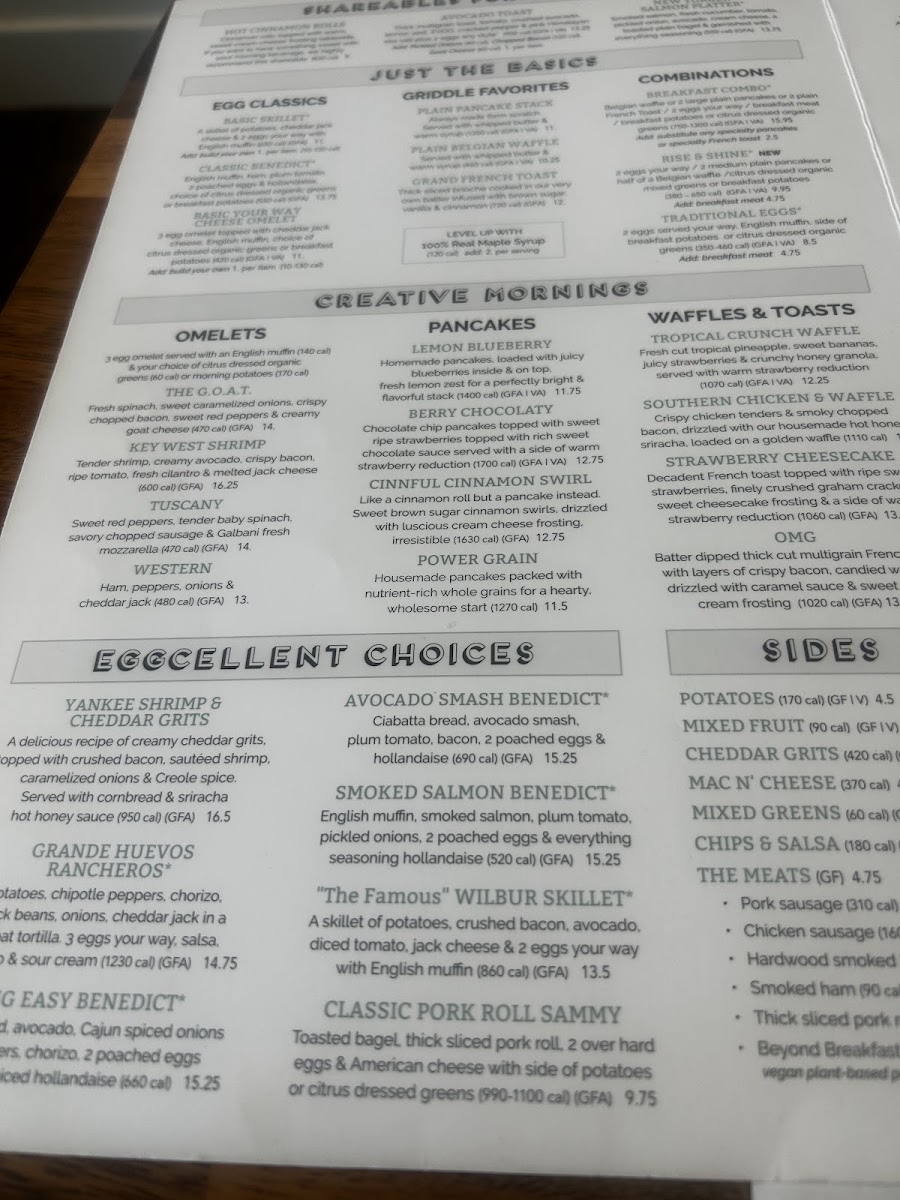 Turning Point Camp Hill menu board
