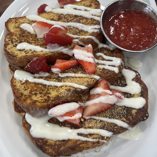 One Strawberry Cheesecake French Toast