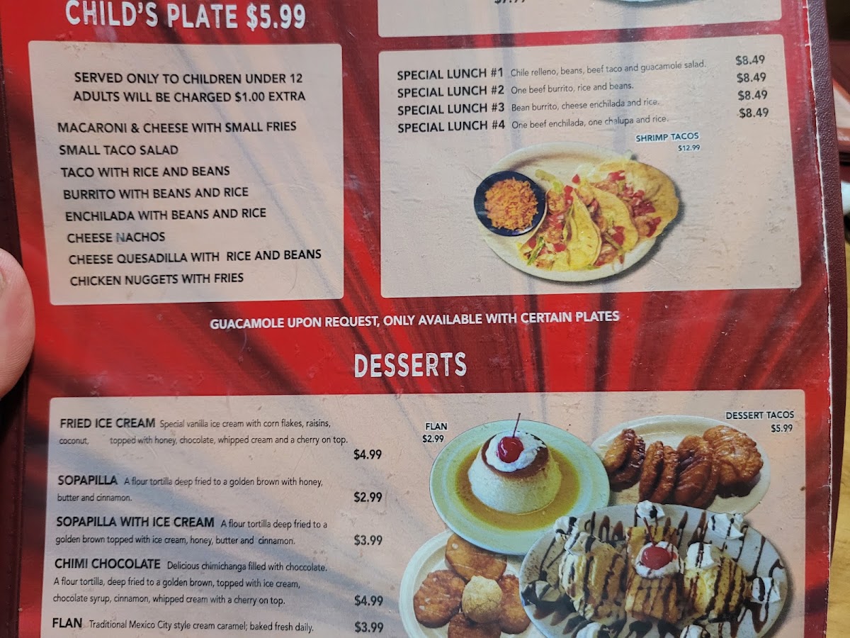 El Portal #2 menu board
