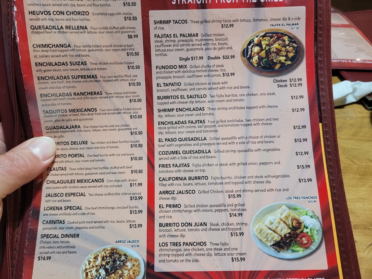 El Portal #2 menu board