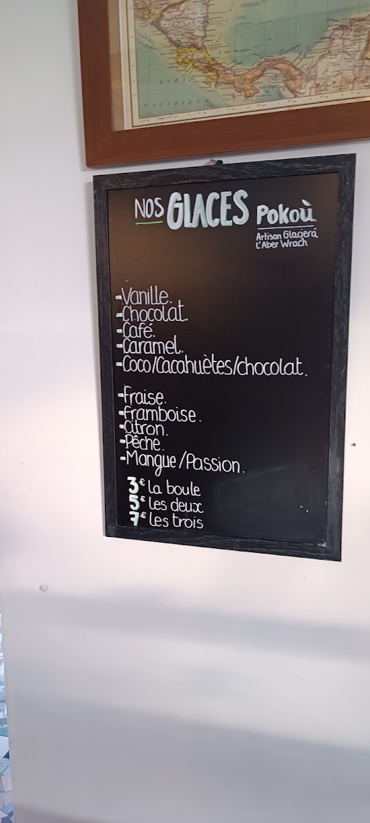 Bzzzt Café menu board