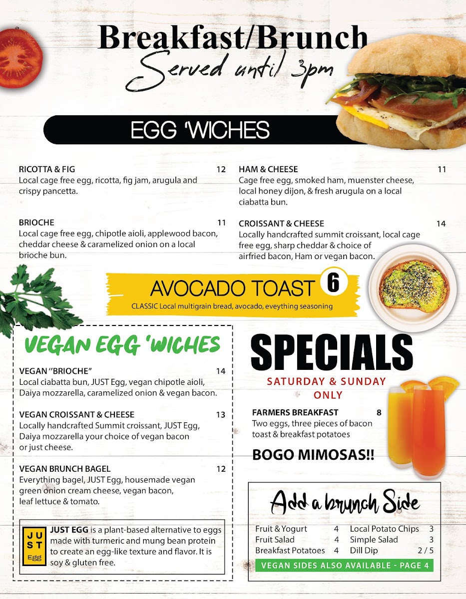 NOMZ - Restaurant & Bar - Akron, OH menu board