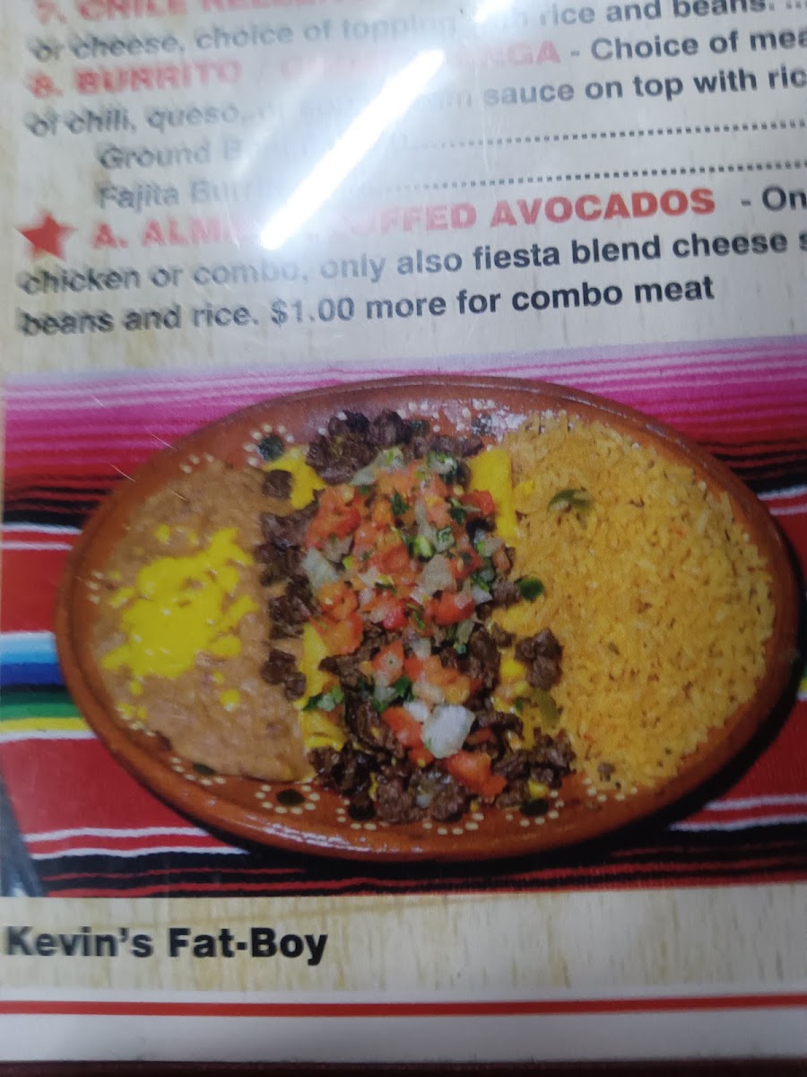 El Portal De Jaripo Inc. menu board