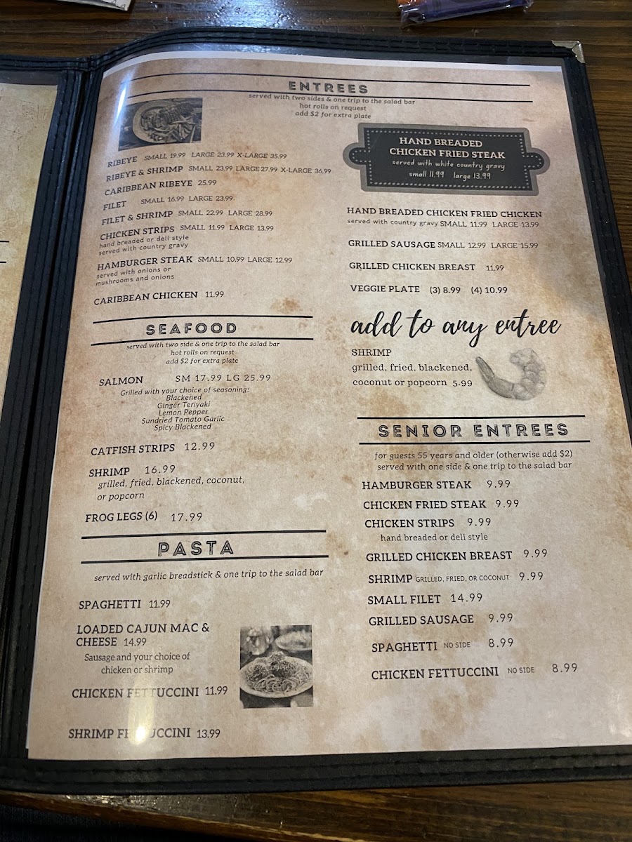 Floral & Hearty Diner menu board