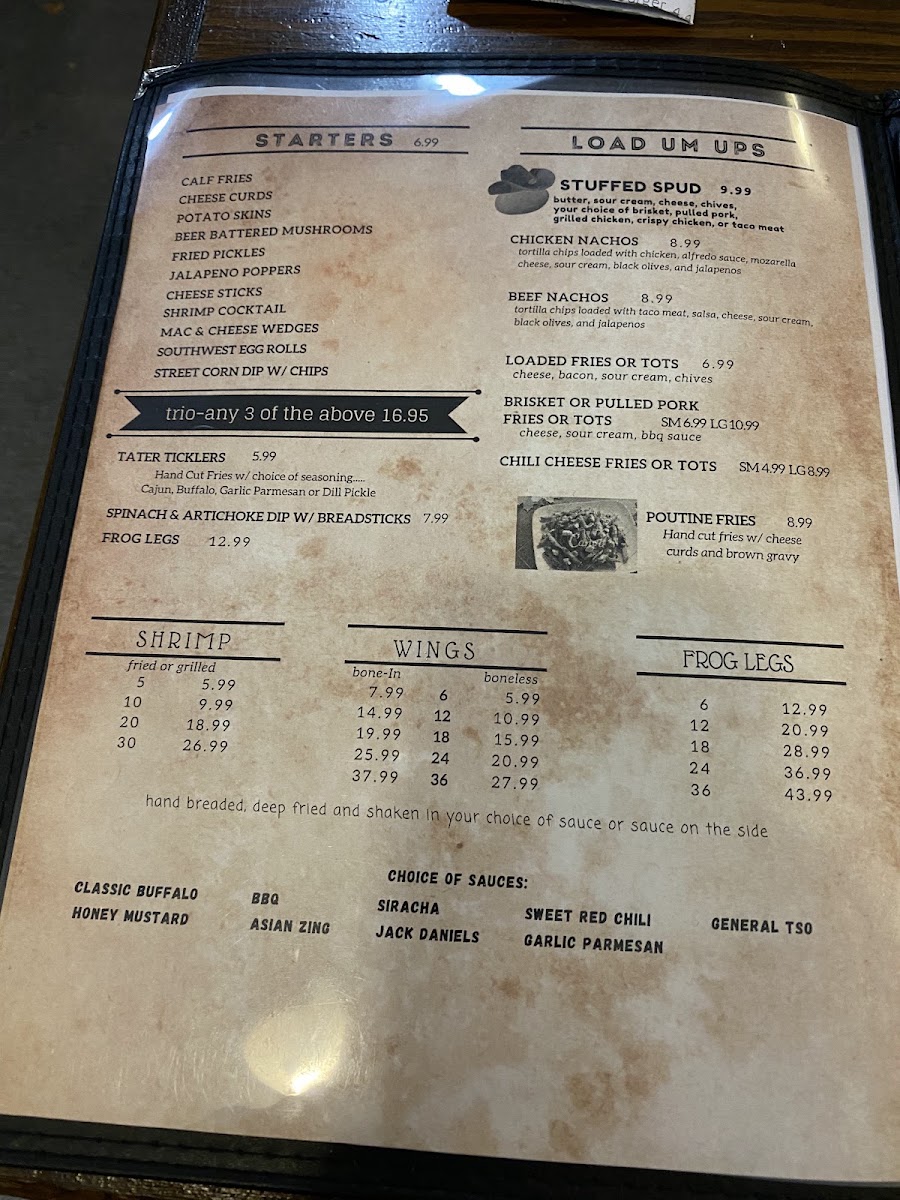 Floral & Hearty Diner menu board
