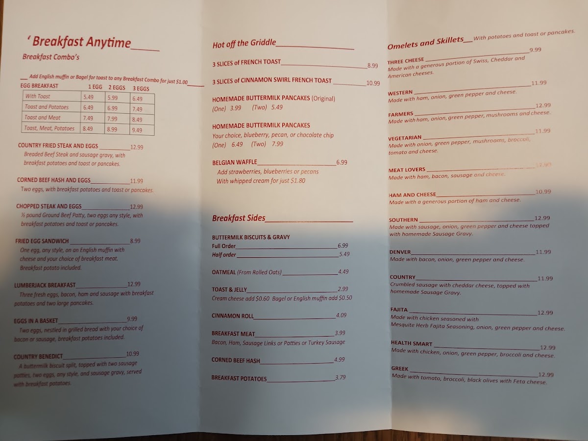 Fernando’s on M-52 menu board