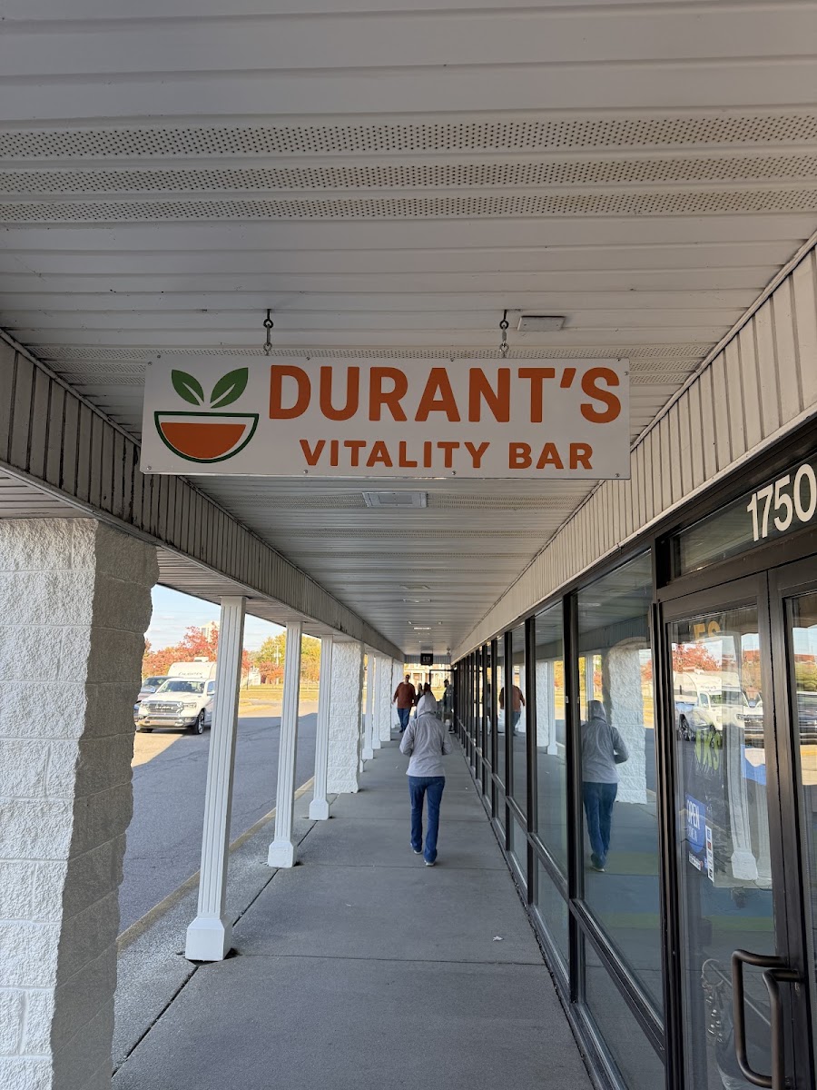 Durant’s vitality bar
